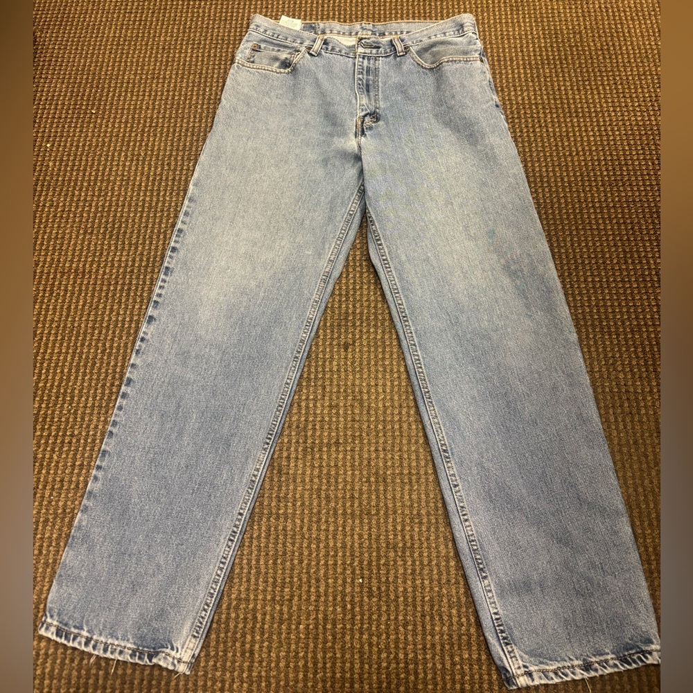 Levi's 550 Men's Relaxed Fit Jeans, 34x32, Stonewash 100% Cotton